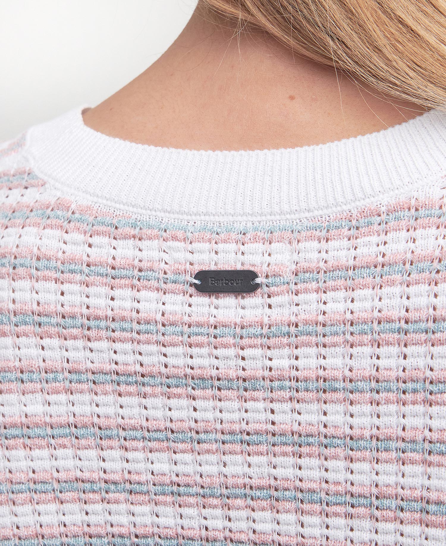 Thea Striped Crew Neck Jumper image number 4