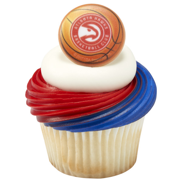 NBA Team Basketball Cupcake Rings