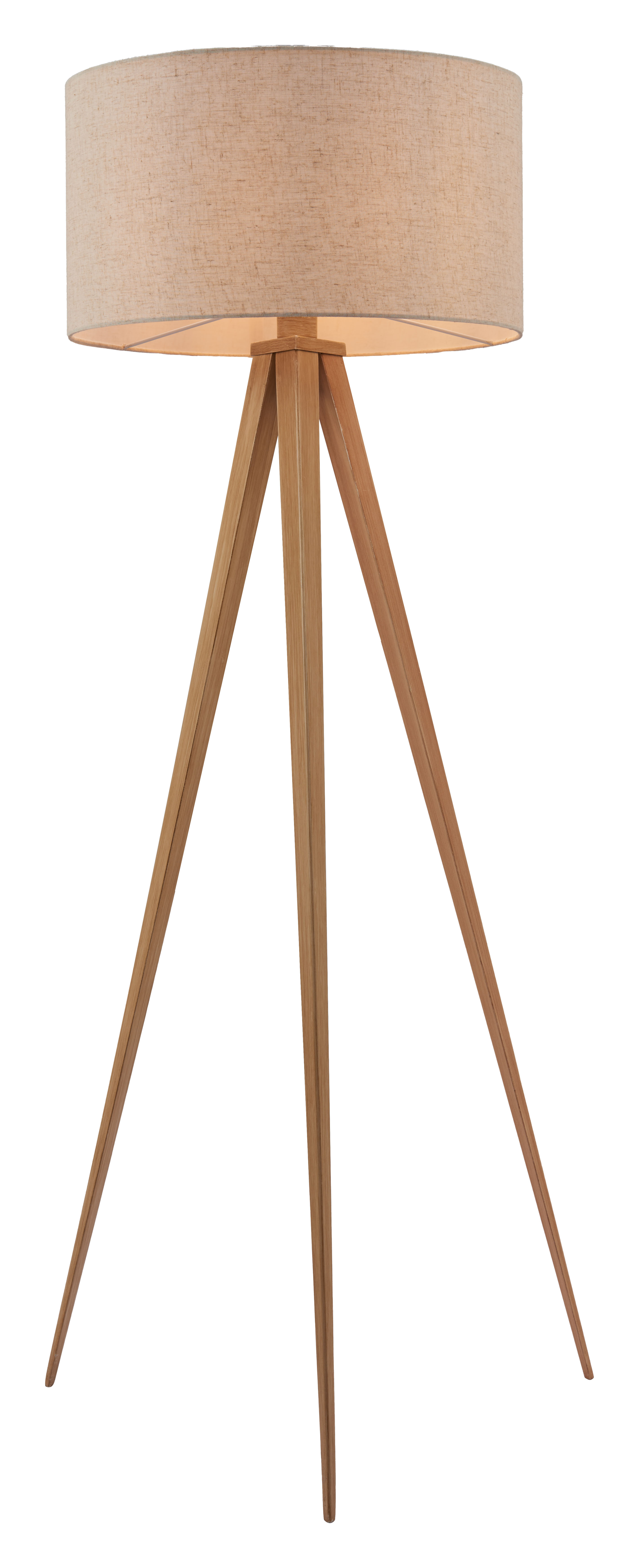 Imperial Floor Lamp Beige & Natural product image