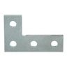 Superstrut Electrogalvanized Steel 90-Degree Flat Corner Plate