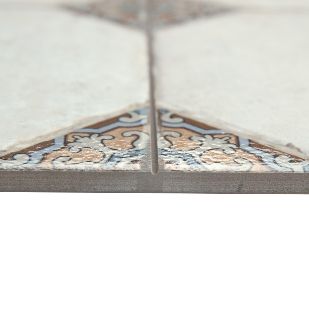 Kings Field Brown 17-3/4 in. x 17-3/4 in. Porcelain Floor and Wall Tile