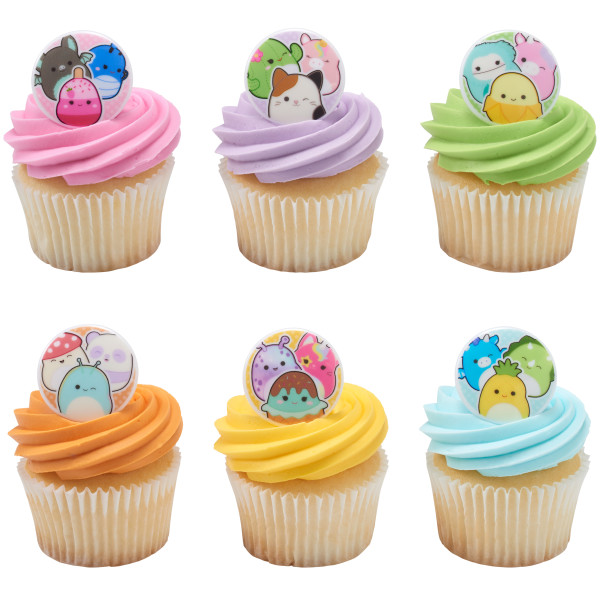 Squishmallows Squish Squad Cupcake Rings