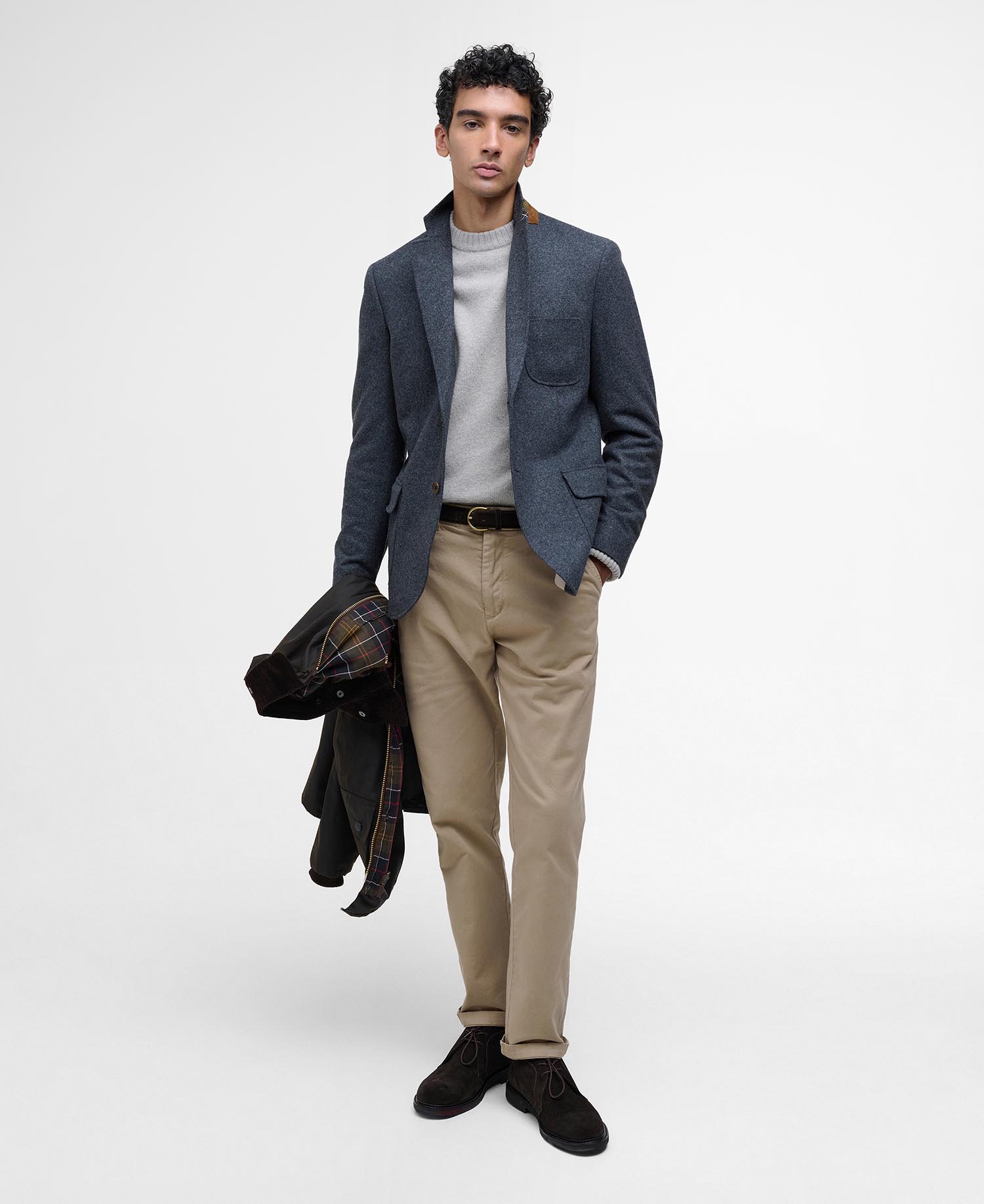 Flannel Jersey Blazer image number 1
