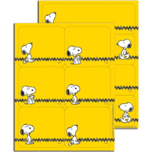 Peanuts® Yellow Label Stickers, Pack of 56