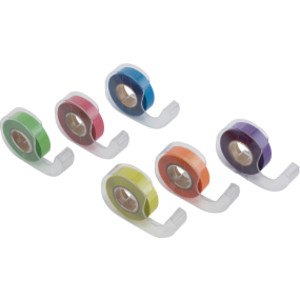 Removable Highlighter Tape, Assorted Colors, 0.5x720 in, 6 Pack