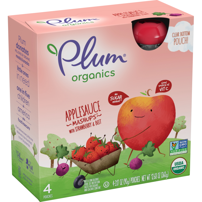 Applesauce Strawberry & Beet