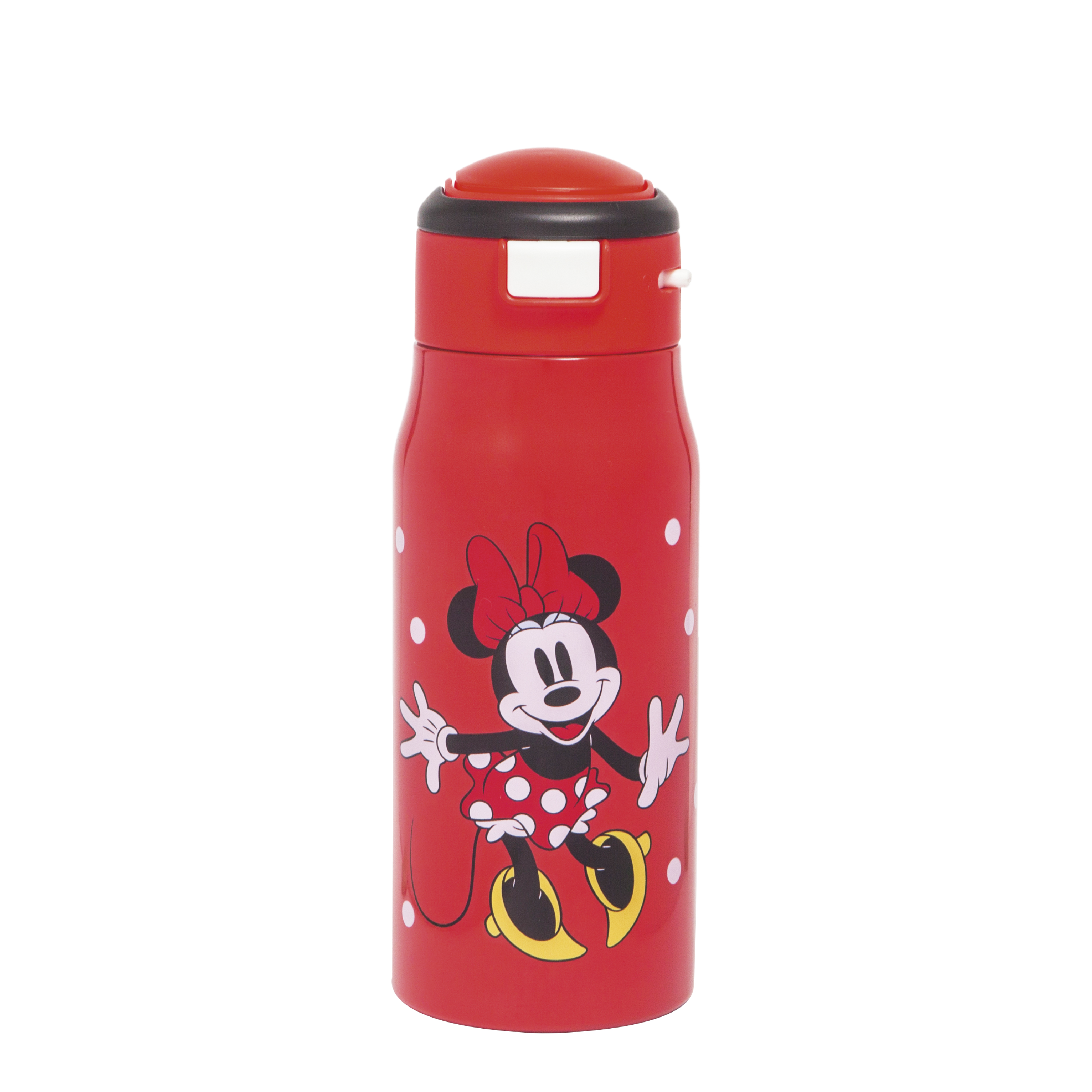 Disney 13.5 ounce Mesa Double Wall Insulated Stainless Steel Water Bottle, Minnie Mouse slideshow image 1