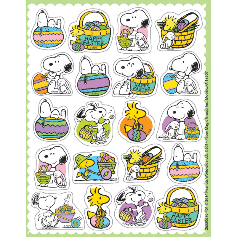 Peanuts® Easter Theme Stickers, Pack of 120