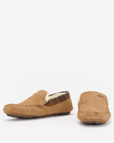 Monty Slippers Camel Suede