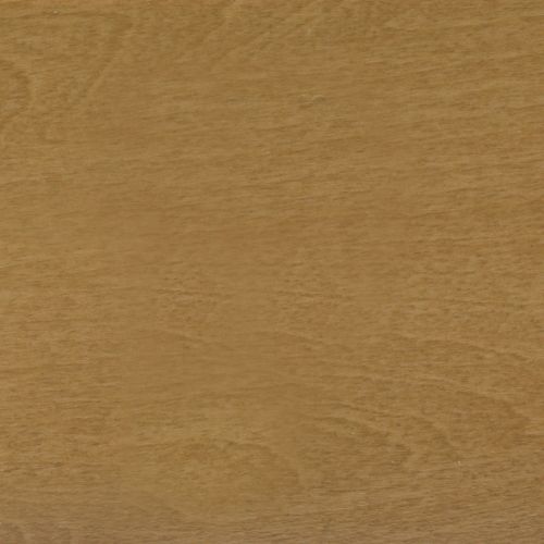 Light-brown plywood panel with subtle horizontal grain and faint knots; lying flat, unvarnished and unadorned, filling the frame under even, diffuse indoor lighting.