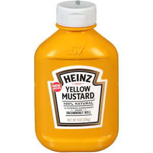 HEINZ Yellow Mustard, 16.9 oz. FOREVER FULL Bottle (Pack of 16) image