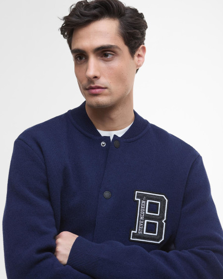Bomber in maglia Letterman