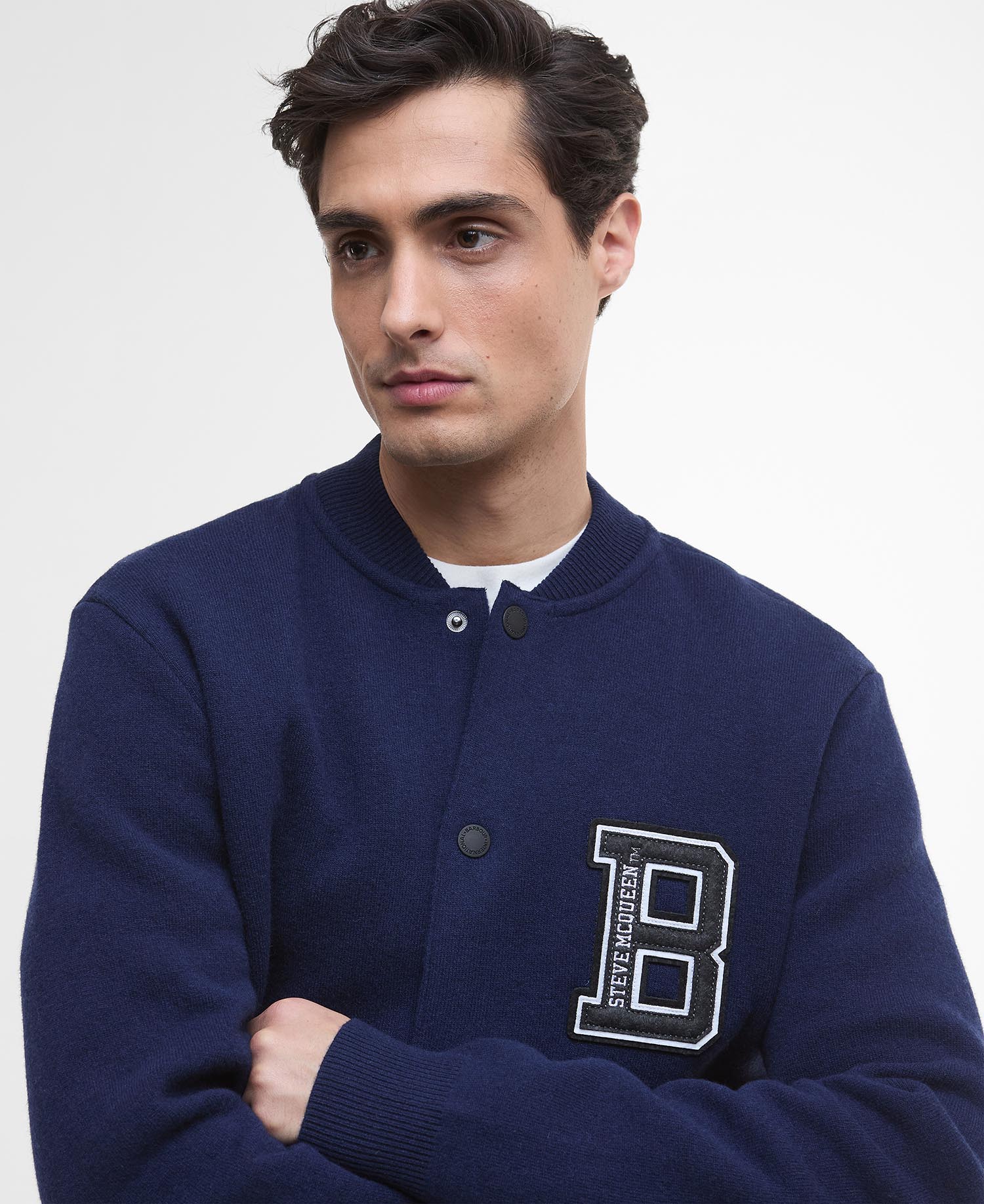 Bomber in maglia Letterman image number 3