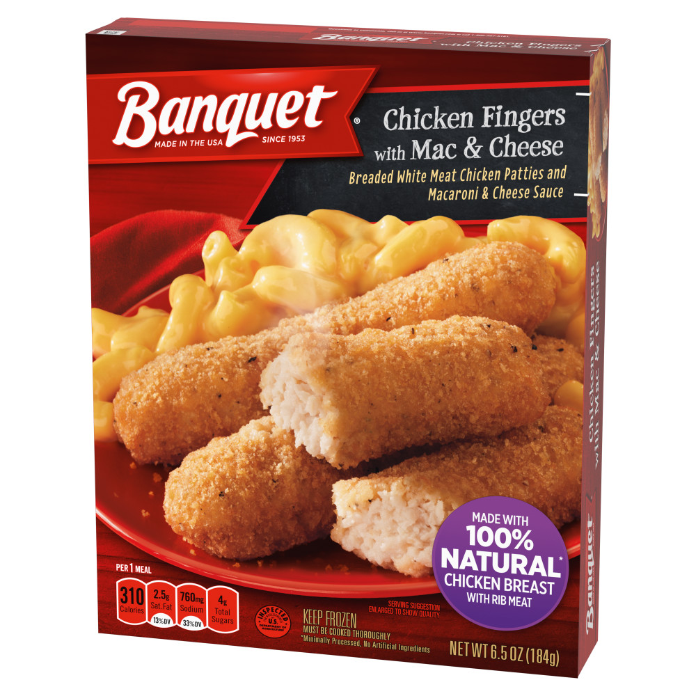 BANQUET Chicken Fingers With Mac And Cheese Conagra Foodservice
