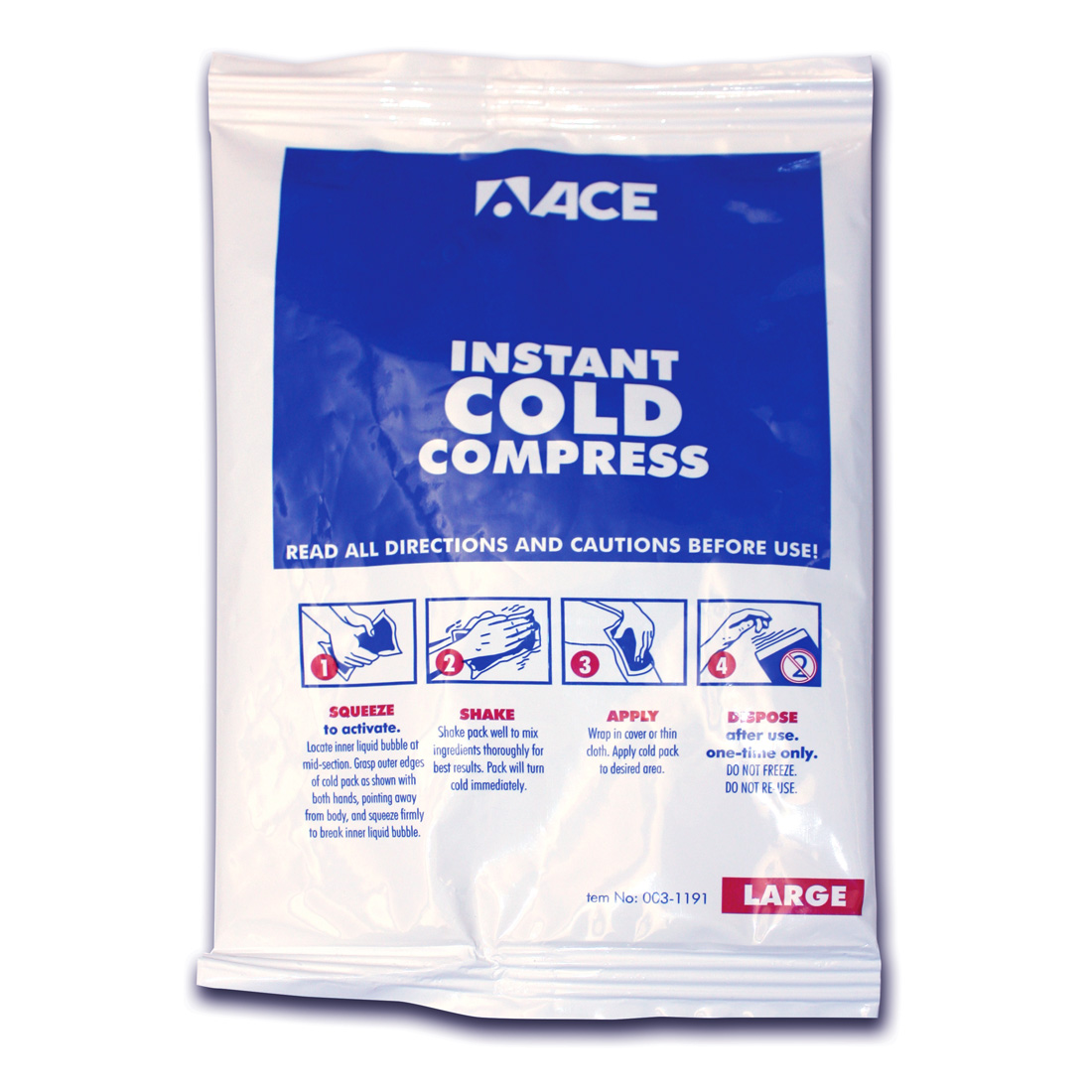 ACE Instant Ice Pack - Large (6" x 9")