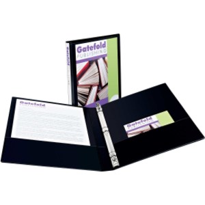 Standard View 3-Ring Binder, 0.5" Rings, 100-Sheet Capacity