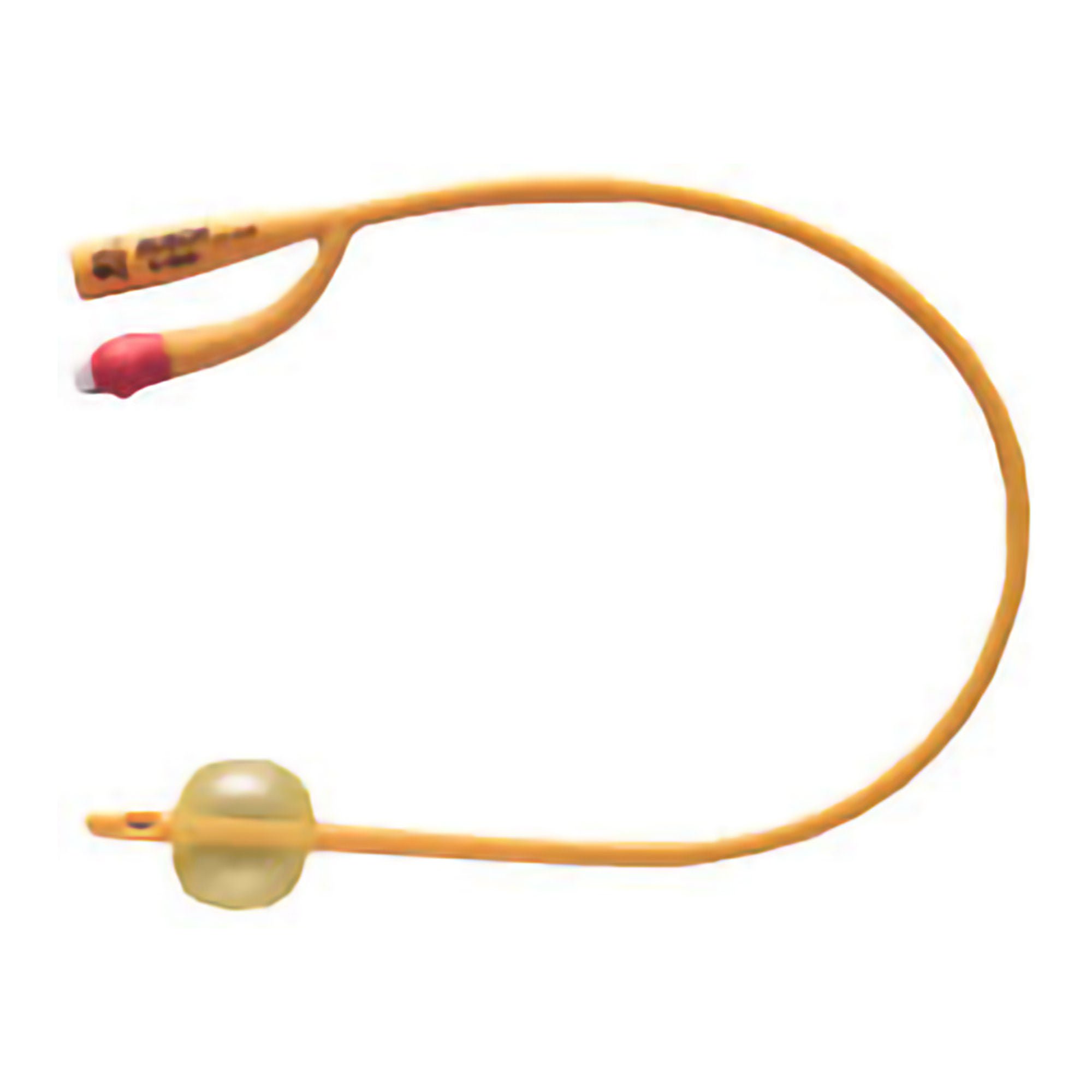 Rüsch® Gold® Foley Catheter, 14 Fr., 30 cc, Two Way