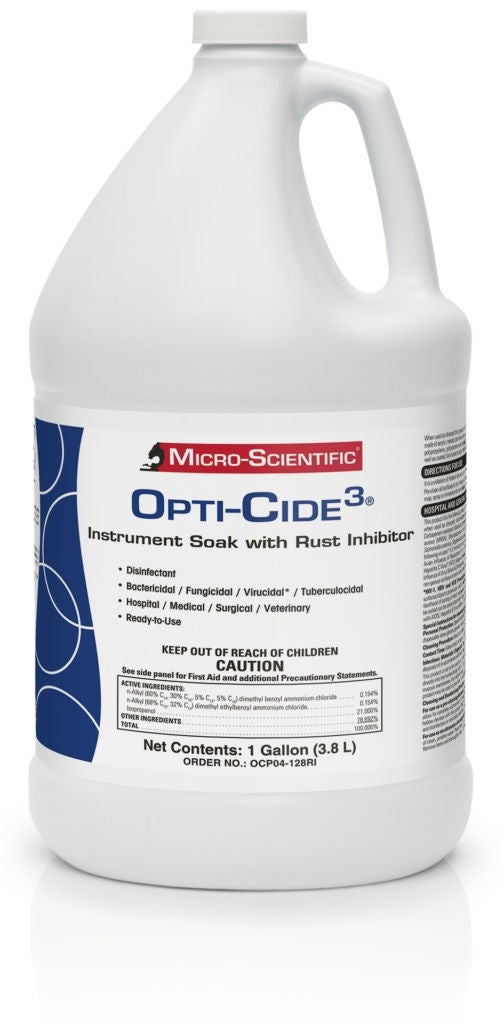 Instrument Presoak with Rust Inhibitor Opti-Cide3® RI Liquid 1 gal. Jug Alcohol Scent