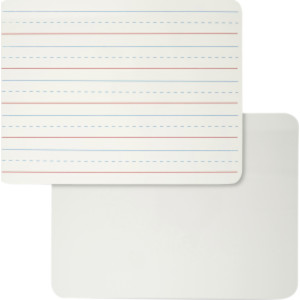 Dry Erase Board - Two Sided Magnetic; Plain/Lined