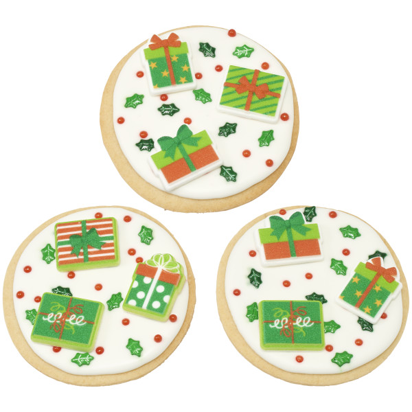 Festive Presents - Red 3 Free Dec-Ons® Decorations