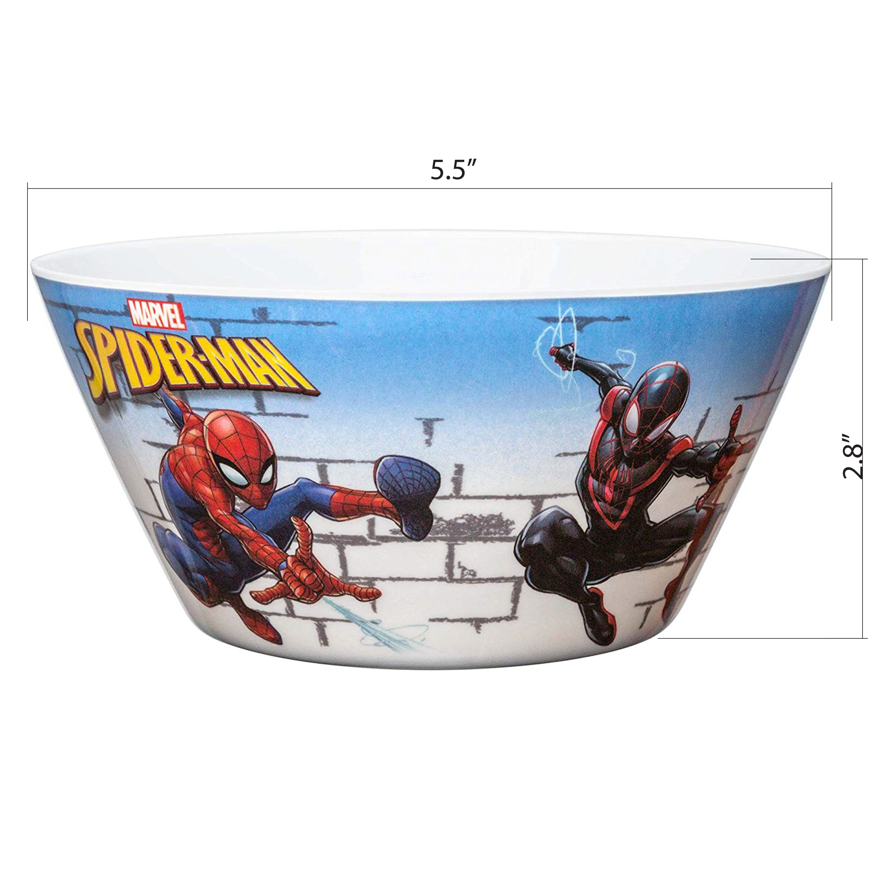 Marvel Comics Dinnerware Set, Spider-Man, 2-piece set