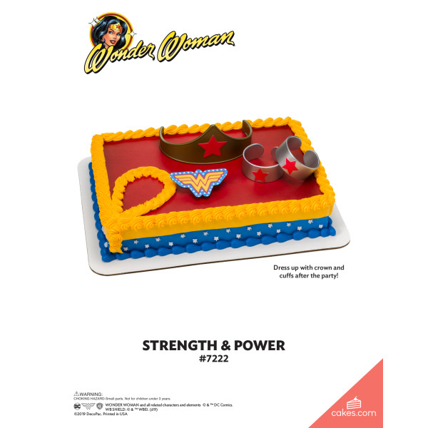 Wonder Woman™ Strength & Power The Magic of Cakes® Icing Only Page