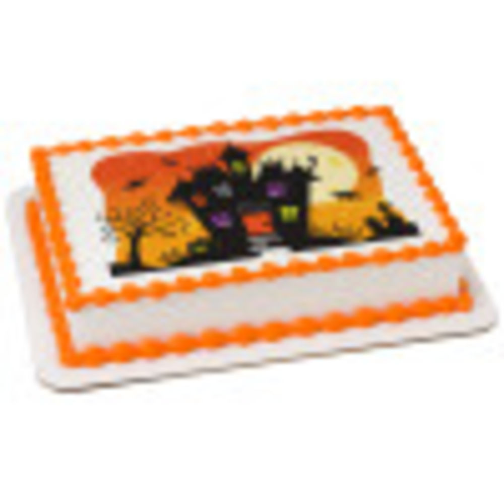 Image Cake Spooky Haunted House