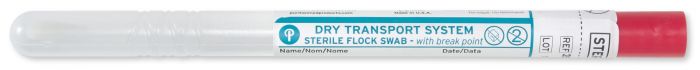 Puritan Medical Products SWAB, HYDRAFLOCK STR DRY W/TRANS TU & CAP 6" (100/BX 5BX/CS)