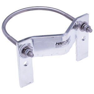 Grounding Clamp, Pipe Clamp, Electro Tinned, Copper, 3.5 to 4 in.