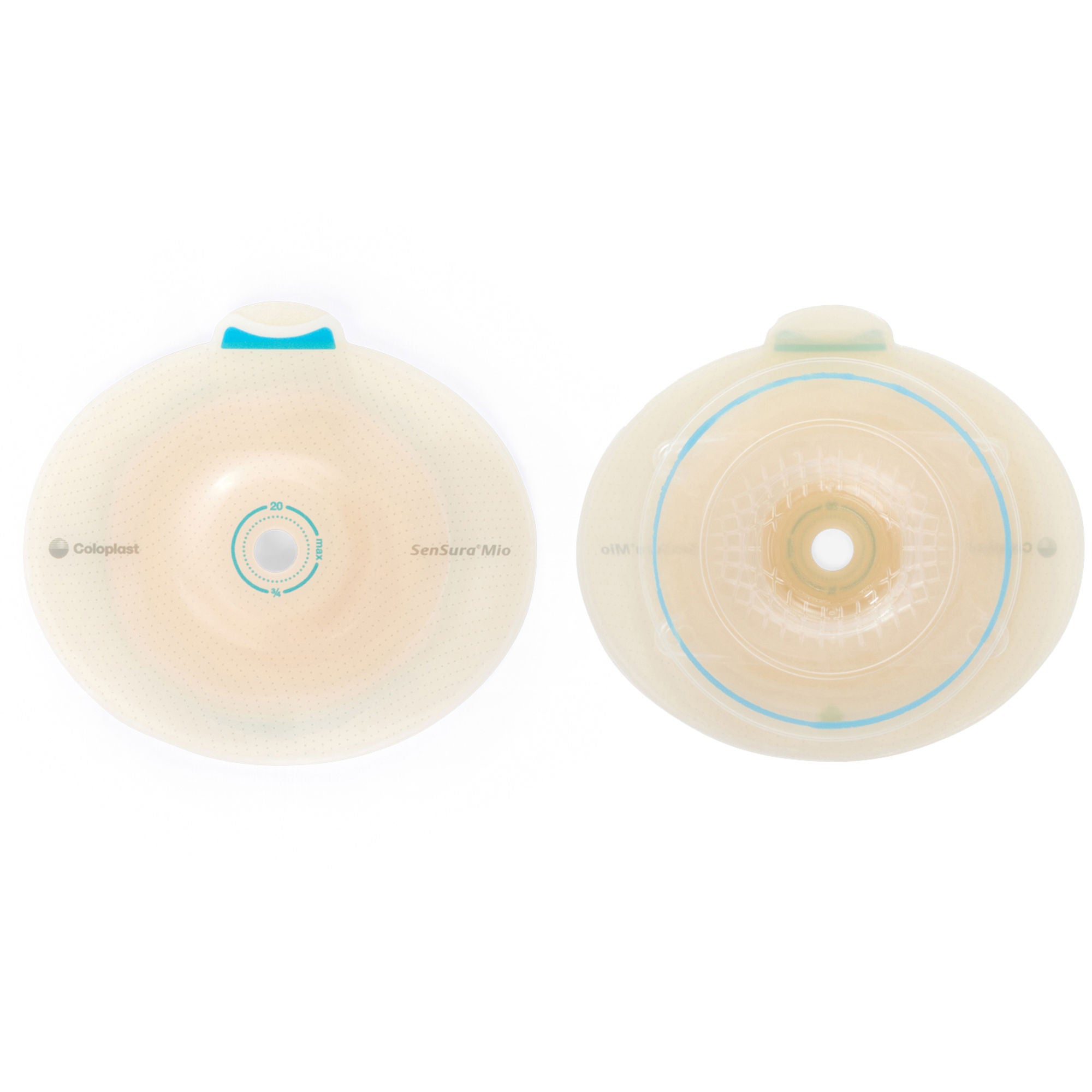 SenSura® Mio Flex Convex Light Barrier, 21 mm Stoma Opening, Red Color Match