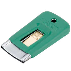 Unger, ErgoTec, 1.5", Safety Scraper, Green
