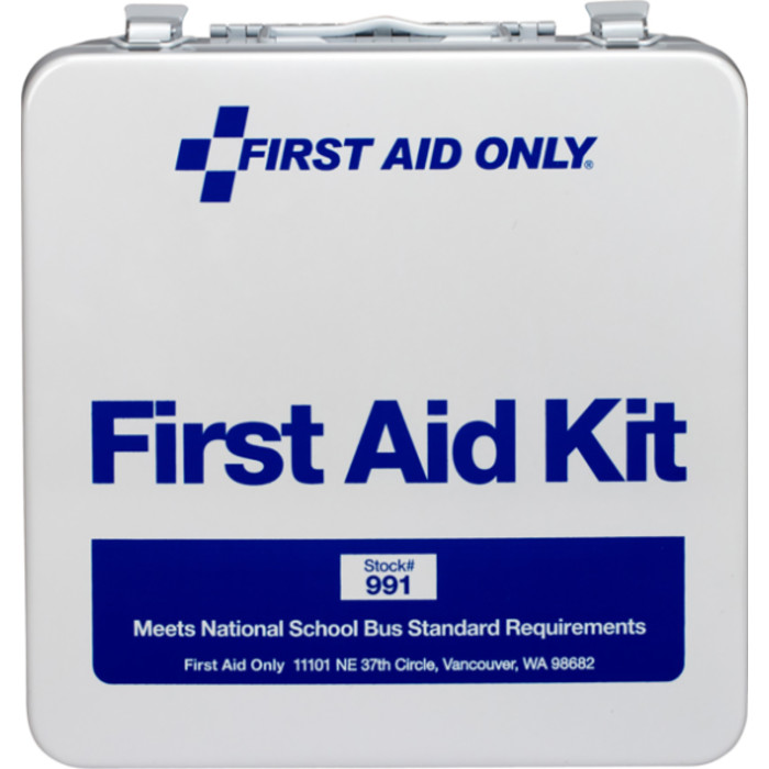 50 Person Unitized Metal Bus First Aid Kit