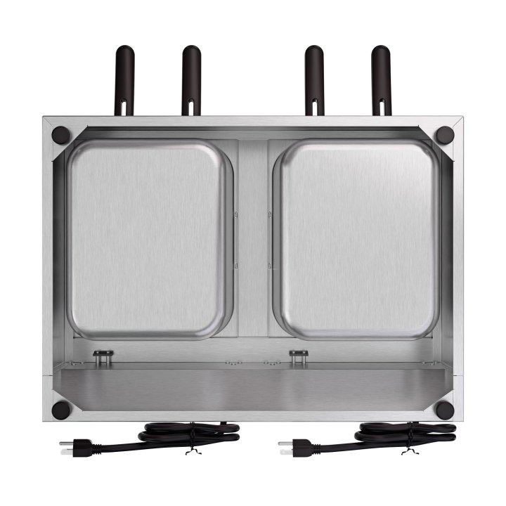 208-240-Volt 10 lb. standard-duty double-well countertop fryer