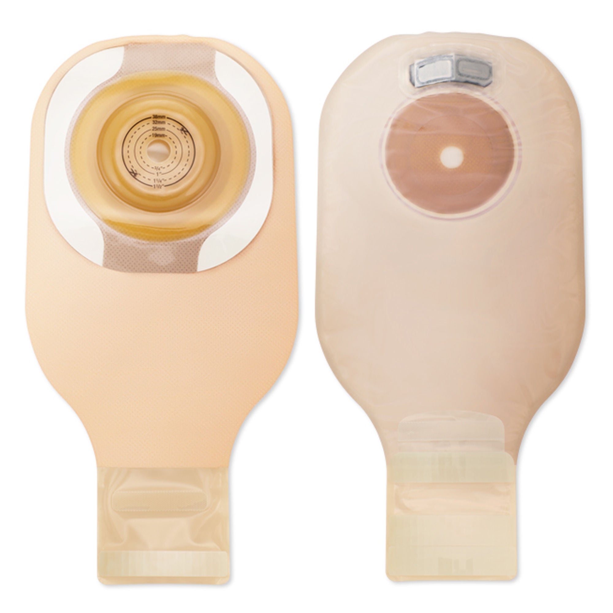 Premier™ Flextend™ One-Piece Beige Ostomy Pouch, Cut-to-fit 55 mm
