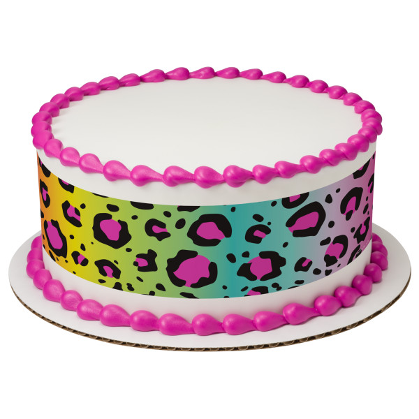 Animal Rainbow Print PhotoCake® Edible Image® Strips