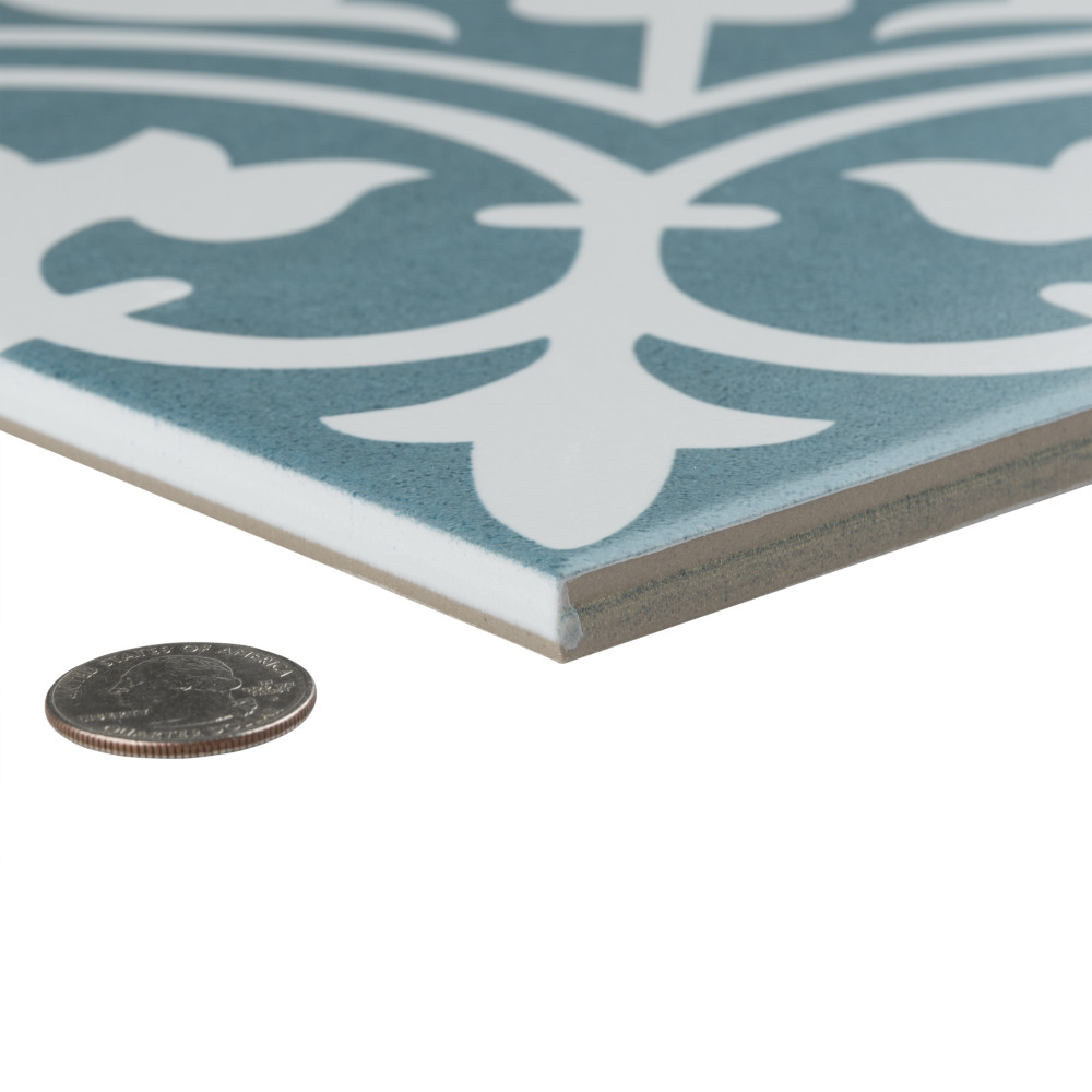 Arte Sky 9-3/4 in. x 9-3/4 in. Porcelain Floor and Wall Tile