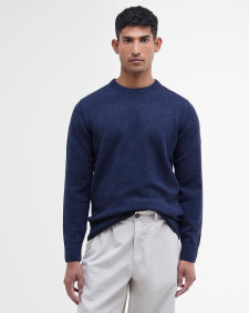 Essential Tisbury Crew-Neck Jumper Deep Blue