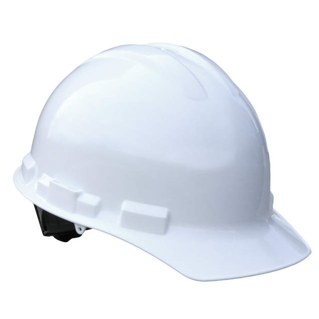 Granite™ Cap Style 4 Point Pin Lock Hard Hat, White