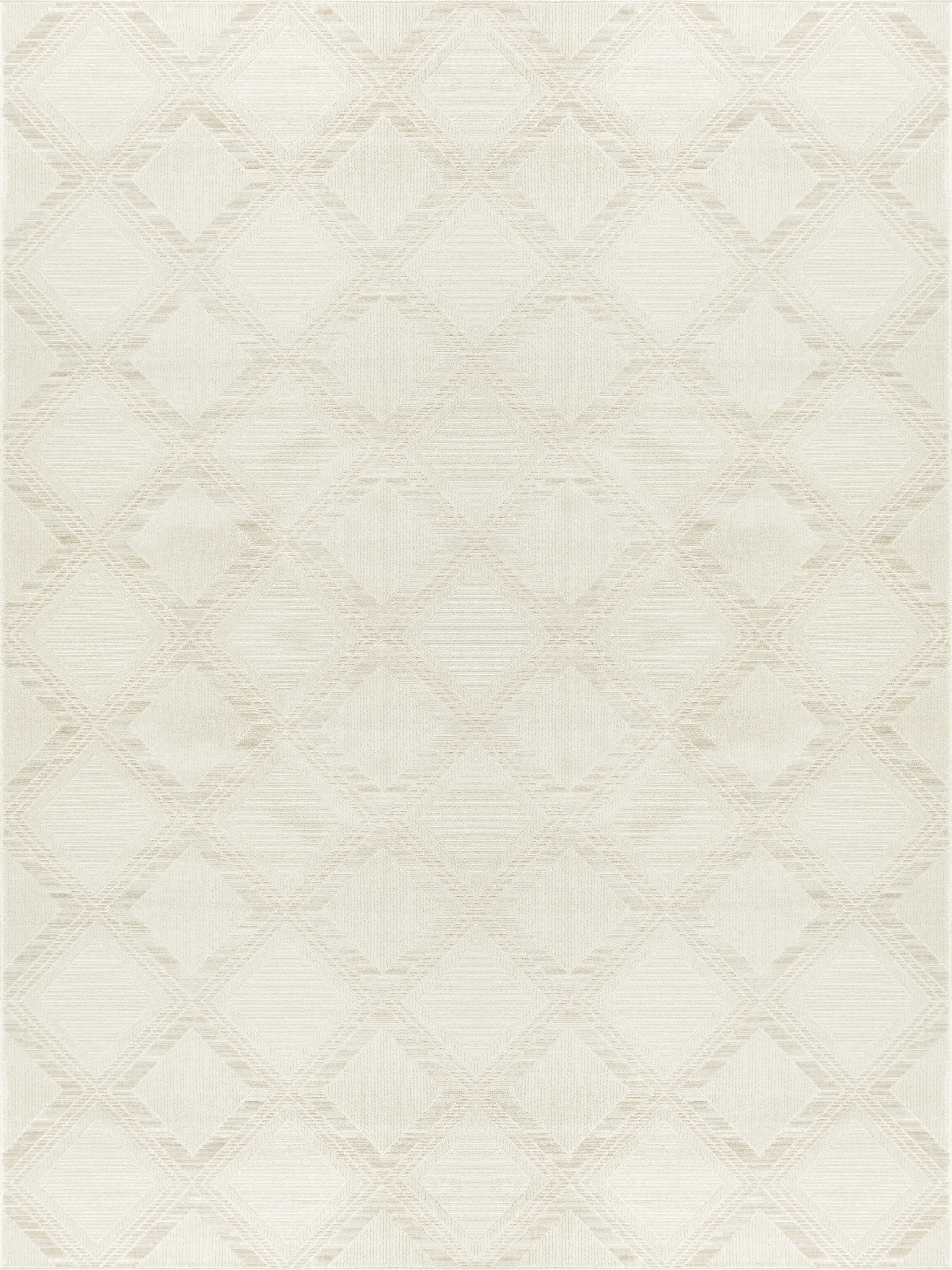 Nourison Serenity Home 10' x 14' Ivory Modern Indoor Rug