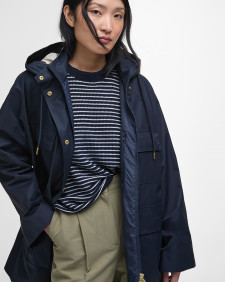 Khai Waterproof Jacket Dark Navy/Rosemary Tartan