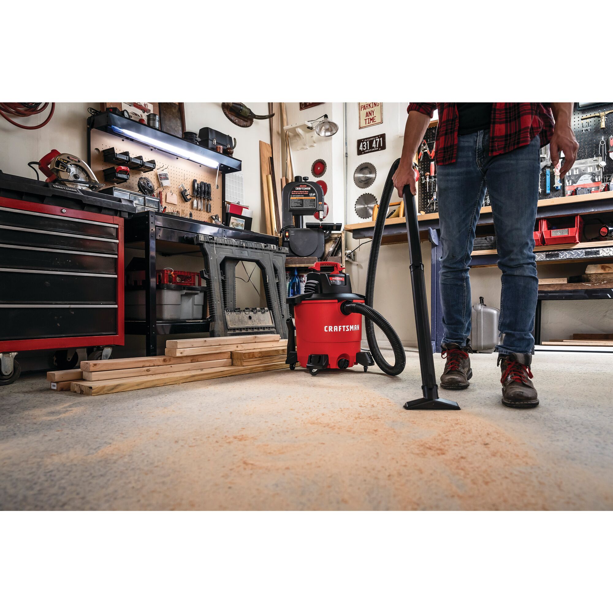 View of CRAFTSMAN Accessories: Vacuums  being used by consumer