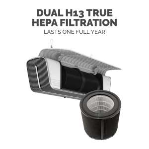 Fellowes, Array™, AC2 Air Purifier, Ceiling Mounted, Plug-In, White