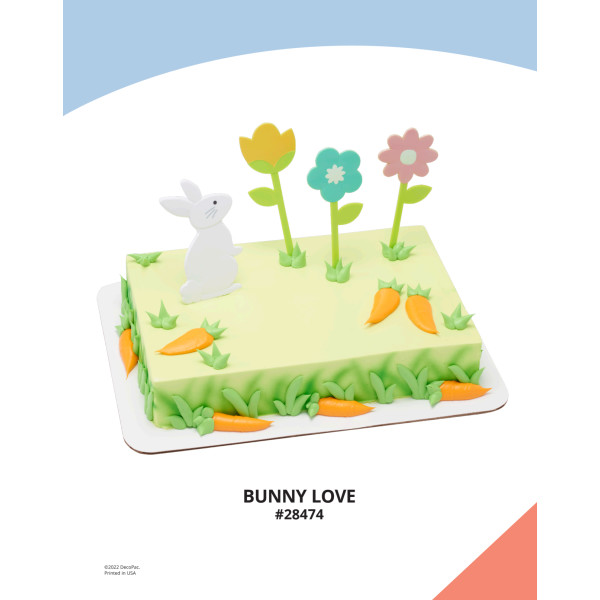 Bunny Love The Magic of Cakes® Icing Only Page