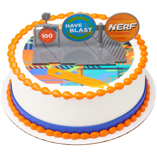 NERF™ This Is Nerf Nation PhotoCake® Edible Image® DecoSet® Background