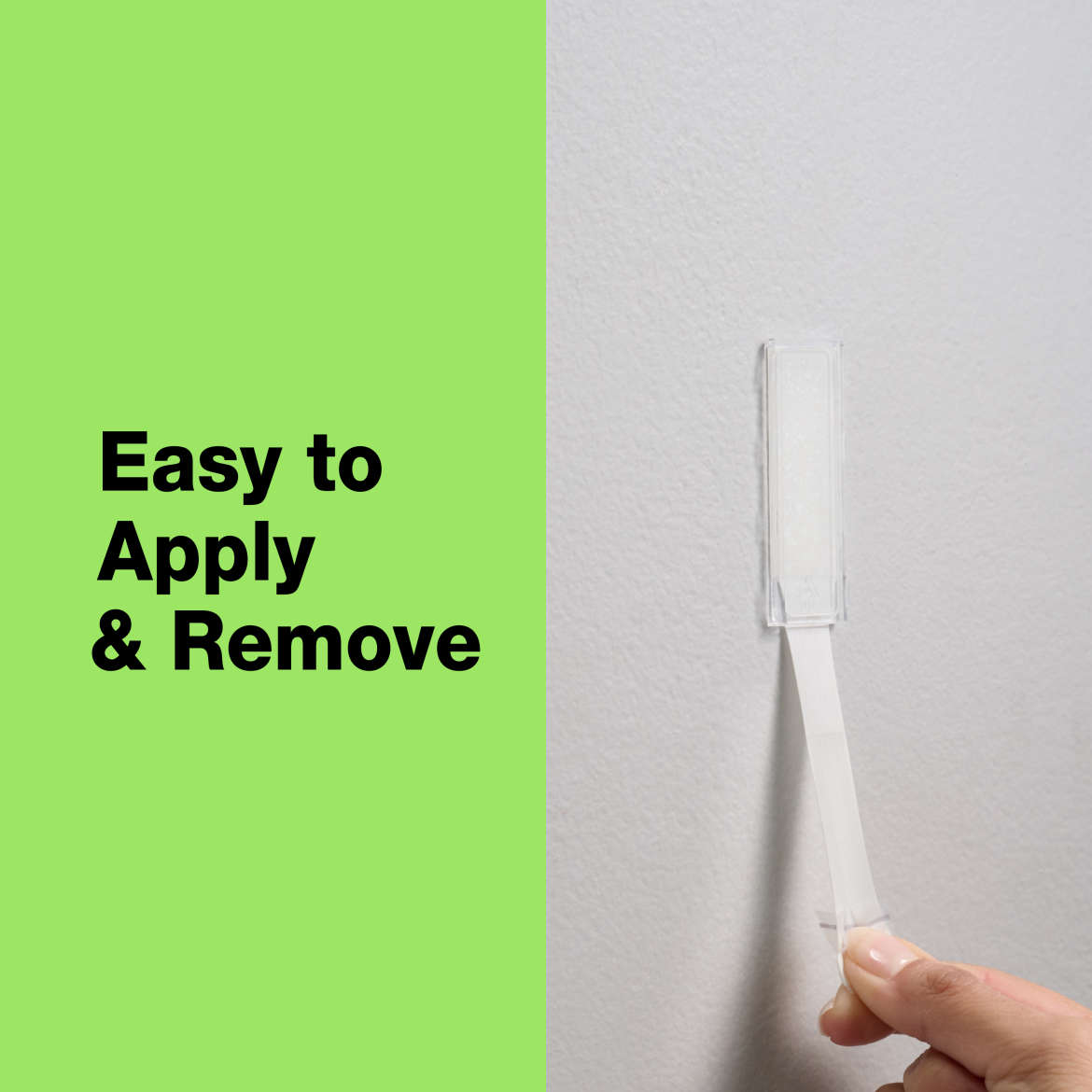 FrogTape reMOVEables™ Heavy-Duty Large White Hook Application Image 3