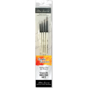 Simply Simmons Dot the Eyes Brush Set, 4 Pieces