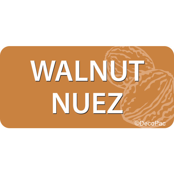 Walnut/Nuez Promotional Label