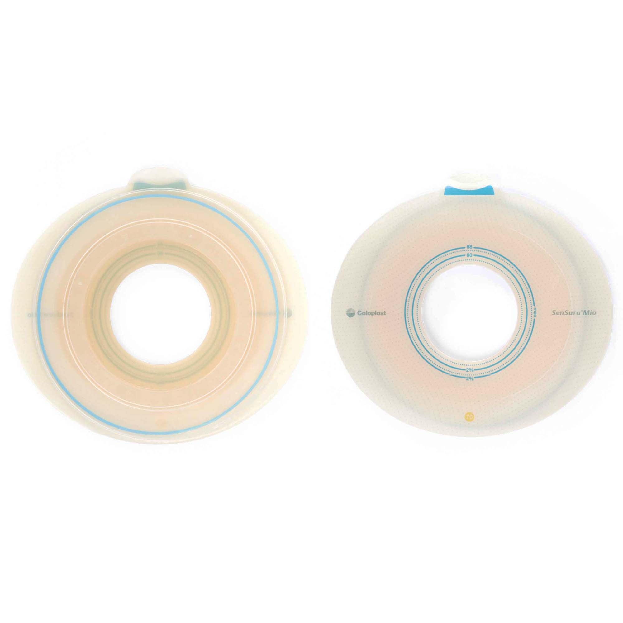 SenSura® Mio Flex Ostomy Barrier, 38 mm Stoma Opening, Red Color Match