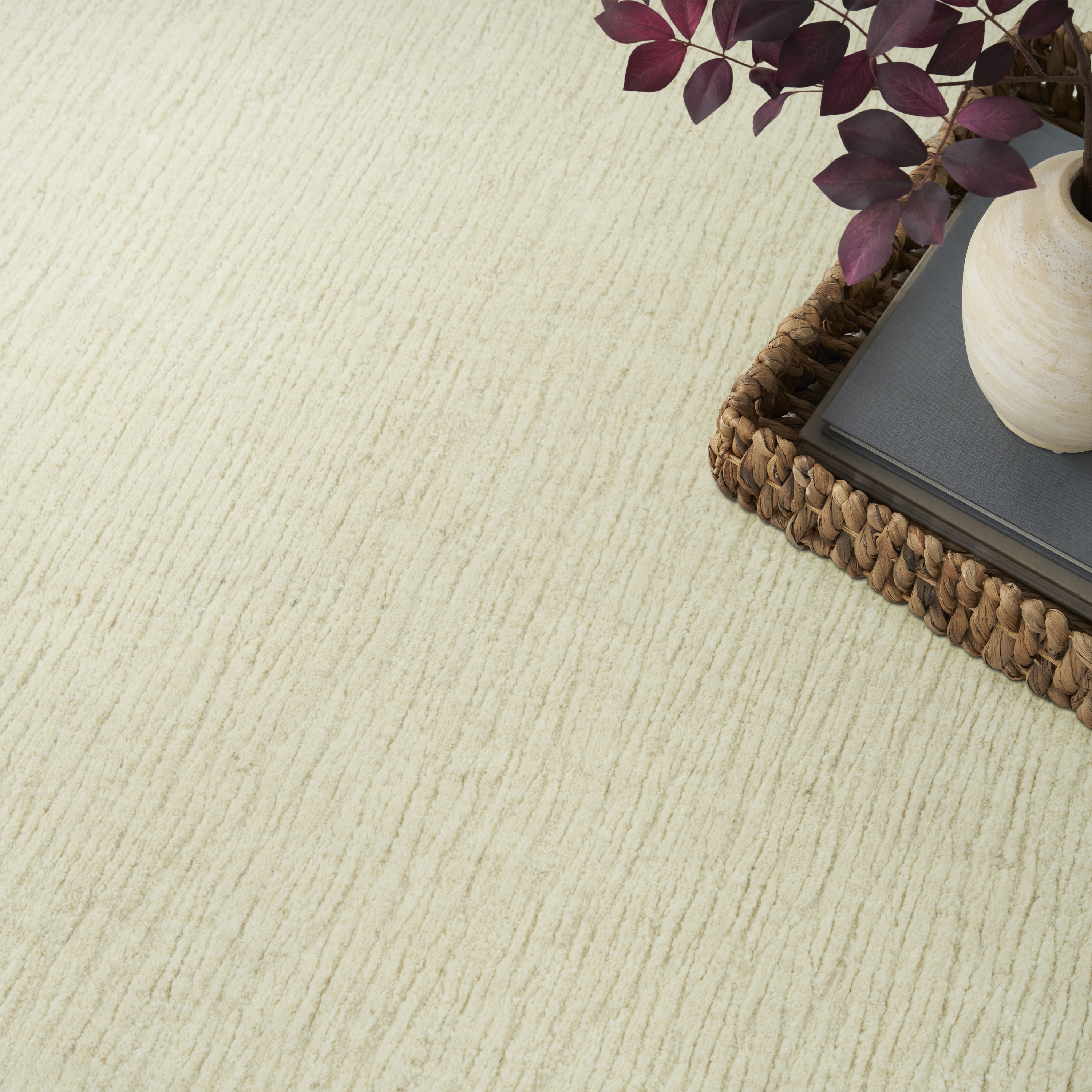 Nourison Strata 8' x 10' Ivory Farmhouse Indoor Rug