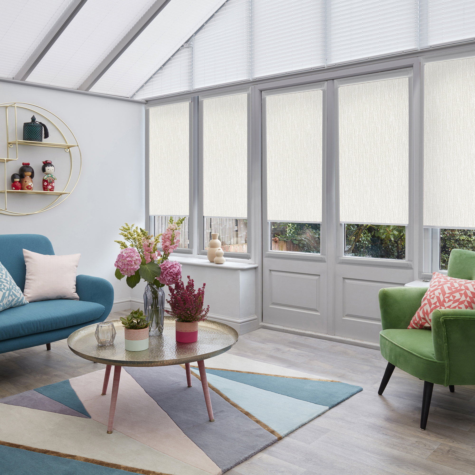 Althea Linen Conservatory Roller blinds